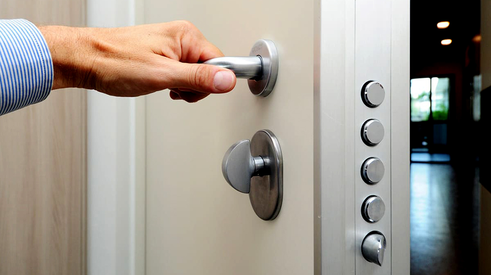 آموزش نصب دستگیره درب ضد سرقت