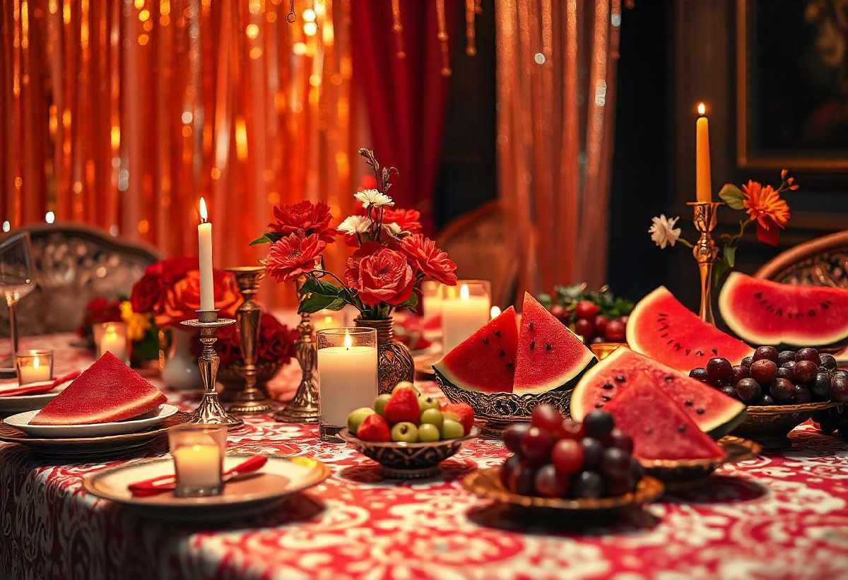راهنمای کامل لیست وسایل شب یلدا