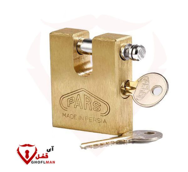 قفل کتابی 600 برنجی پارس قفل PARS GHOFL (عمده)