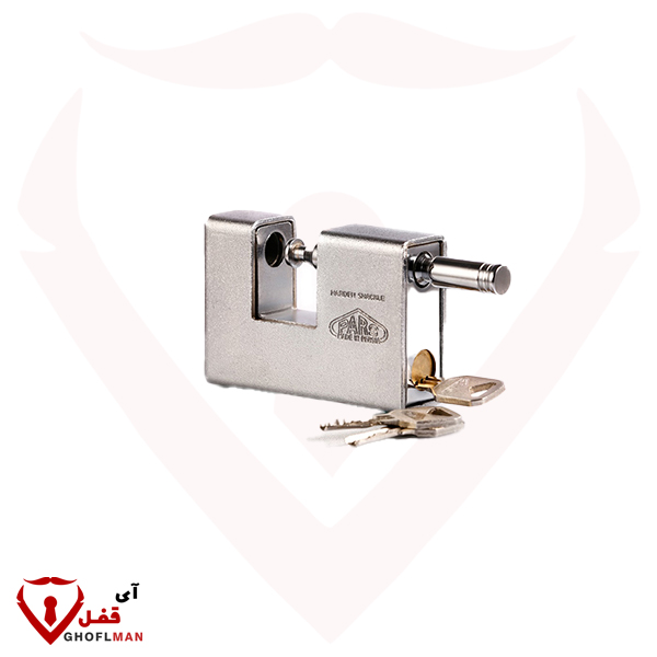 قفل کتابی 900RX روپوشدار با کلید ناودانی پارس قفل (عمده)