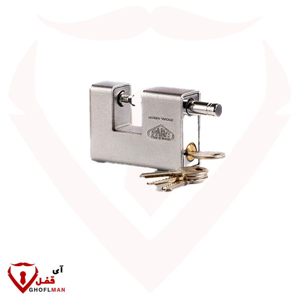 قفل کتابی 800SP روپوشدار با کلید کامپیوتری پارس قفل (عمده)