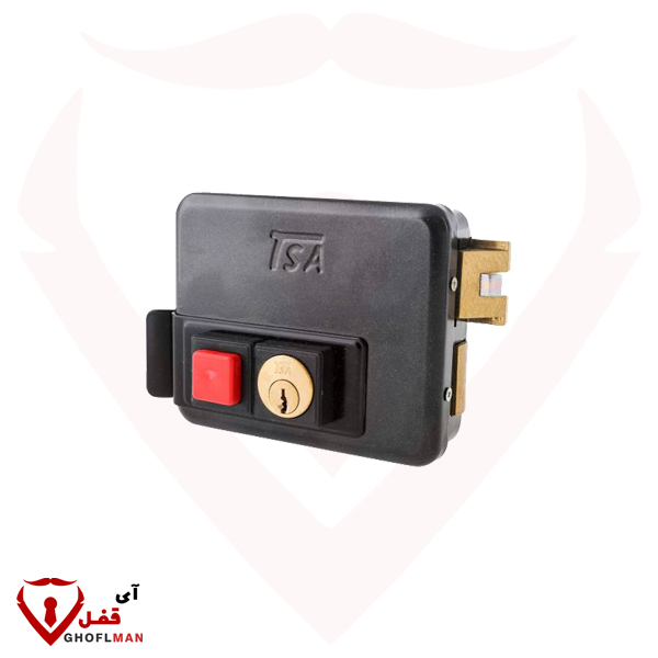 قفل حیاطی برقی بیرون بازشو با کلید معمولی 7080 تی اس آ TSA