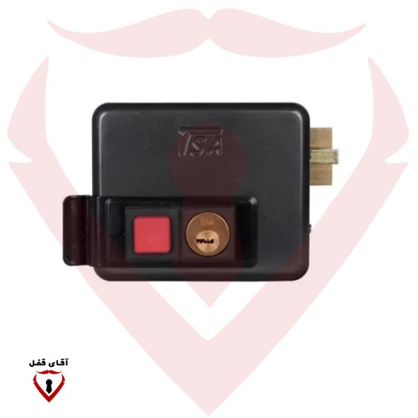 قفل حیاطی برقی بیرون بازشو با کلید کامپیوتری 7084 تی اس آ TSA