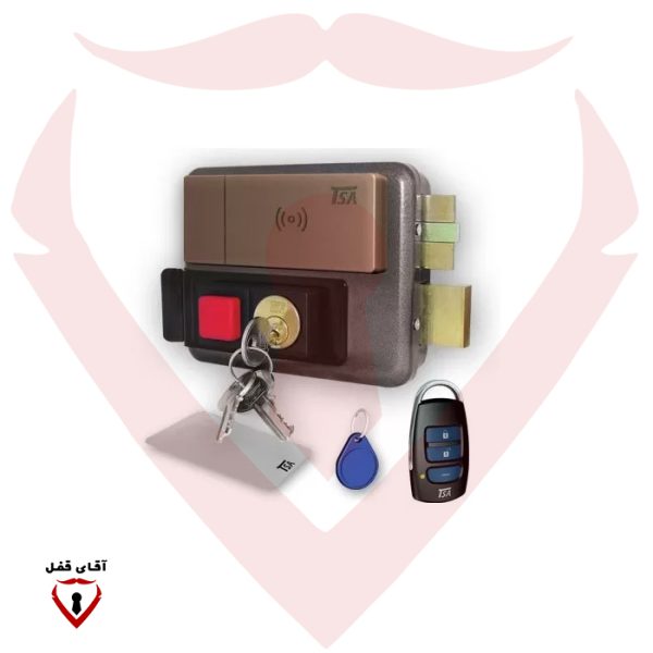 قفل حیاطی هوشمند داخل بازشو با کلید معمولی 7071 تی اس آ TSA