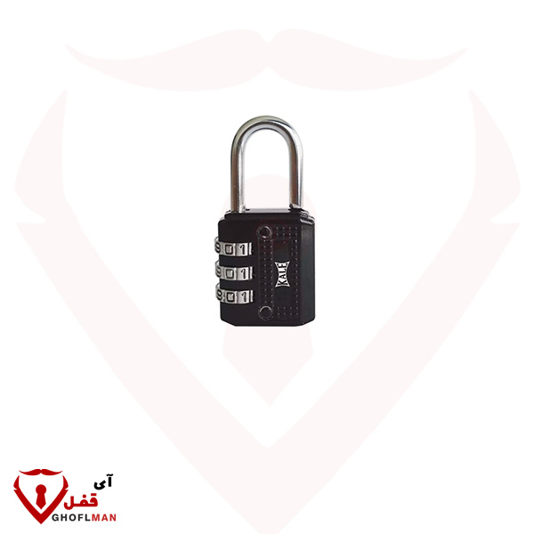 قفل ترکیبی  3 رقمی مشکی KD001/20-700 کالی KALE