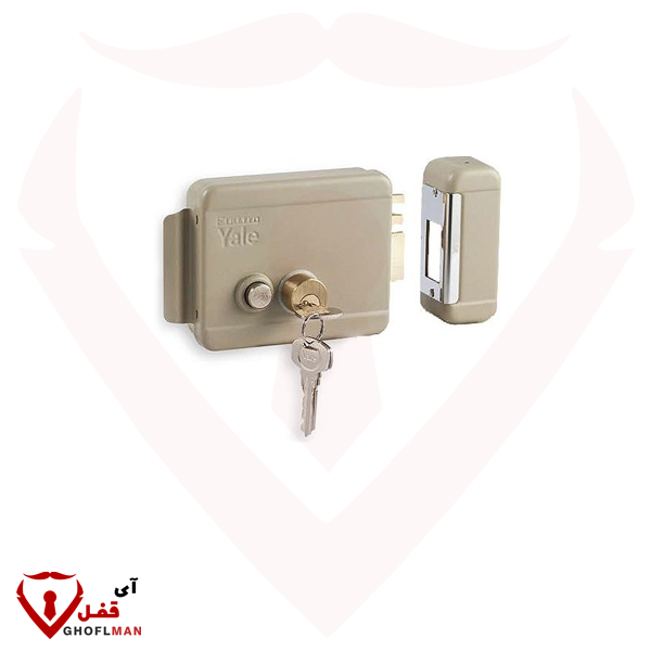 قفل حیاطی برقی معمولی 60 میلیمتر یال YALE
