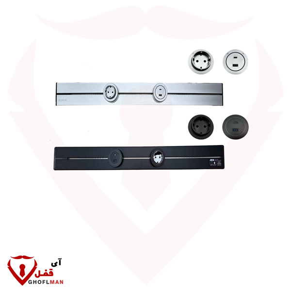 پریز ریلی توکار 6 سوکت ACS_S60  آما AMA