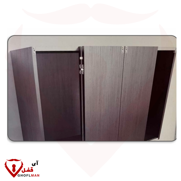 مکانیزم درب ریلی خطی آکاردئونی آرام بند کد BT8 بلو BLUE