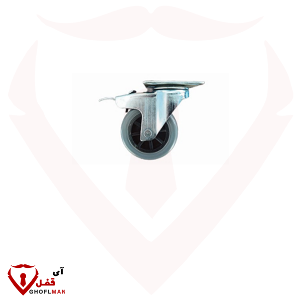 چرخ 75 اکونومی کفی ترمز دار جهان استیل JAHAN STEEL (عمده)