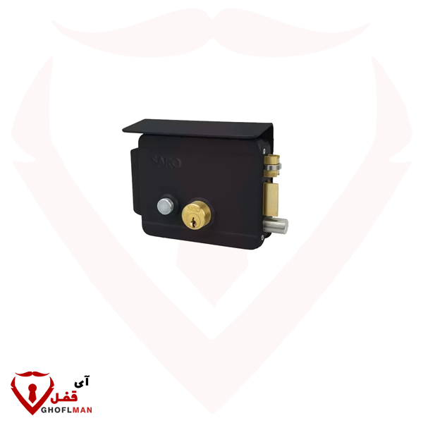 قفل حیاطی برقی با زبانه قفل شونده کد EL-004 سارو SARO