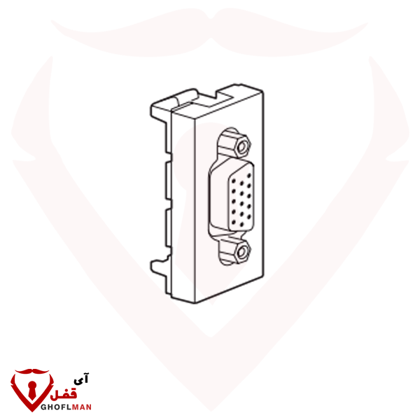 سوکت تک ماژول VGA کد 10164 ملونی MELLONI
