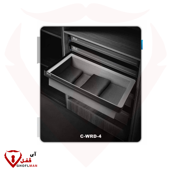 کشوی لباس و ملحفه C_WRD_4 بلو BLUE